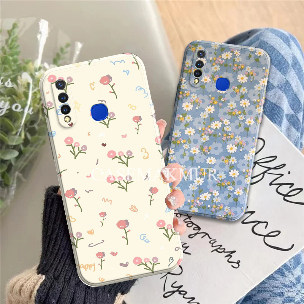 Softcase สําหรับ Vivo Y17 Y12 Y15 Y12i Y11 Y19 Z1 Pro ยืดหยุ่น Motif Pro กล้องกันชน