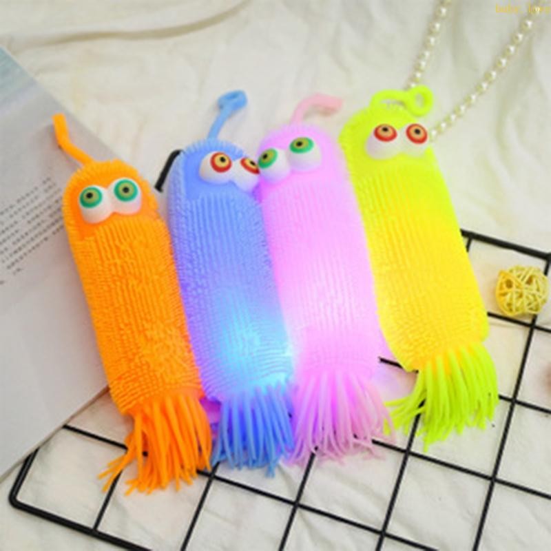 Blove * อัพเกรด Luminous Caterpillars ของเล่น Light Up Octopus Air-Filled Christmas Stocking Party ตกแต่ง