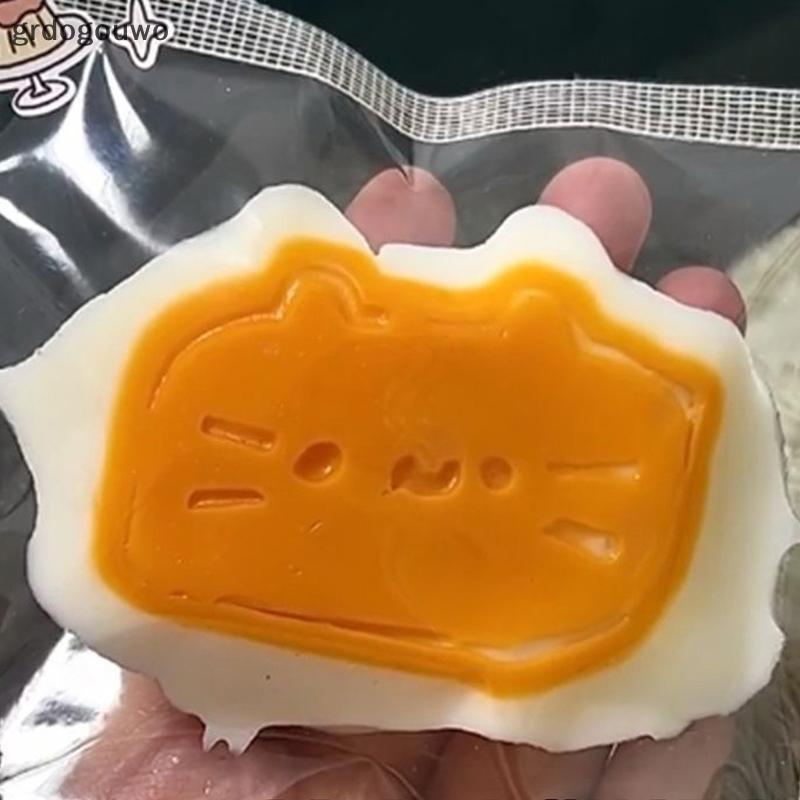 Grdog Sticky TPR แมวน่ารักชีสขนมปังความดันบรรเทา Soft Squishy ปลายนิ้วของเล่นบรรเทาบีบ Deion ช้า Rebound ของเล่น th