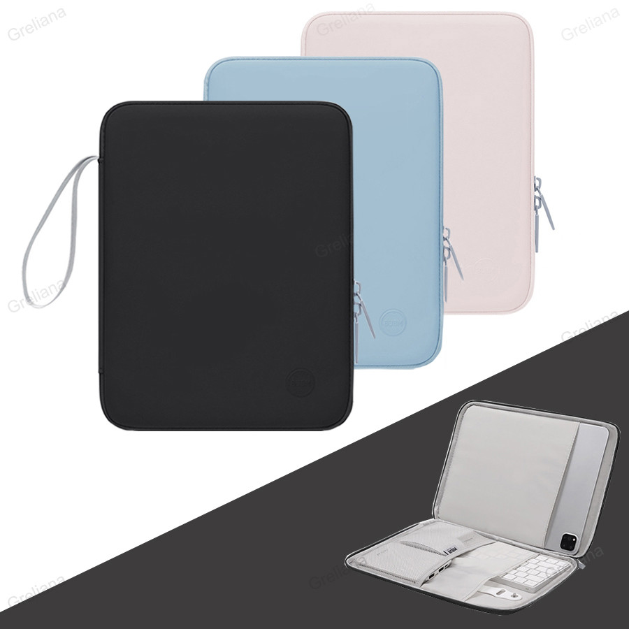 กระเป๋าแท็บเล็ตสําหรับ iPad 10.9 11 12.9 13 นิ้วกันกระแทก PU กระเป๋าสําหรับ Samsung 10.5 11 12.4 8.7 นิ้ว