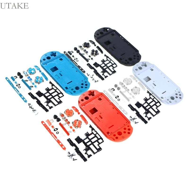 Utake สําหรับ Shell สําหรับ PSV2000 PSVITA2000 ชุดด้านหน้า Faceplate สําหรับกรณีปุ่มชุดสําหรับ PSVIT