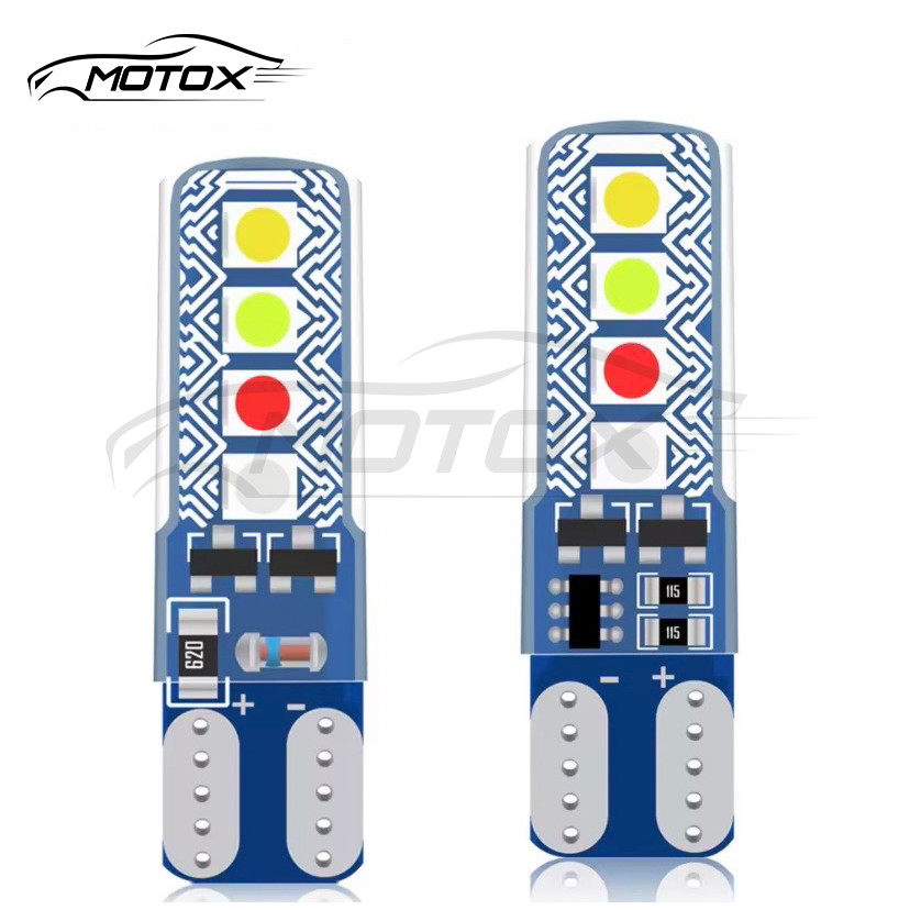 MOTOX T10 led dimmer, RGBW LED flashing light, 4 colors led dimmer, car decoration, promotion price