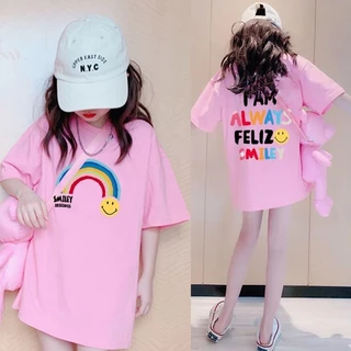 (จัดส่งตลอด 24 ชั่วโมง) เสื้อผ้าเด็ก เสื้อเด็กผู้หญิง แขนระบายลายน่ารักสีหวานสดใส ใส่สบายได้ทุกโอกาส จัดส่งด่วน T307