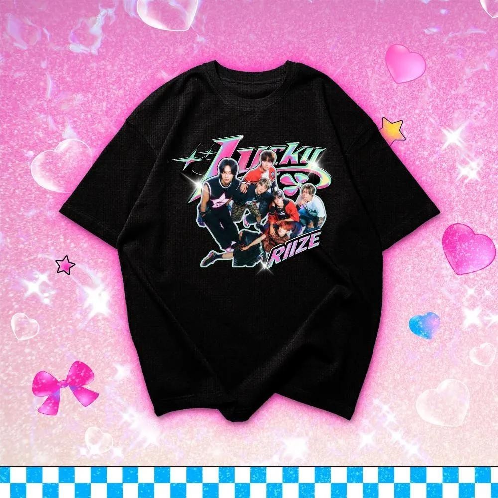 เสื้อเชิ้ตแขนสั้น Riize Kpop #001 Riize Fan Merch พิมพ์ลาย ใส่ได้ ทั้ง ชาย ใส่สบาย ไม่หด ไม่ย้ cotto
