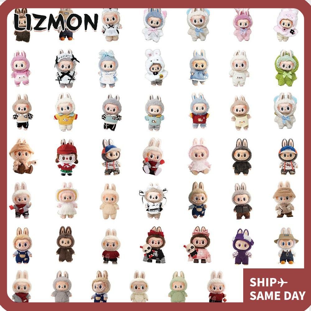 Lizmon 50 ชิ้น Labubu สติกเกอร์, การ์ตูนน่ารักสมุดภาพสติกเกอร์ตกแต่ง, Creative แก้วตกแต่ง Decals กันน้ํานํากลับมาใช้ใหม่ขวดน้ําตกแต่งสําหรับเปลือกโทรศัพท์มือถือ