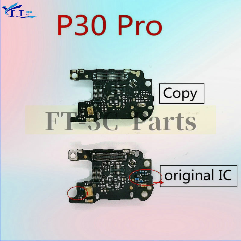 สําหรับ Huawei P30 Pro ใหม่ SIM/เครื่องอ่านการ์ด SD พร้อมไมโครโฟน Flex สายผู้ถือ SIM Conecction board อะไหล่