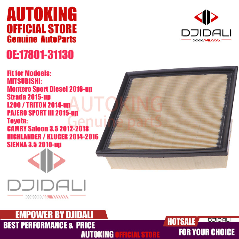 17801-331130 กรองอากาศสําหรับ MITSUBISHI Montero Sport Diesel 2016-up Strada 2015-up 200/TRITON/ Toyota CAMRY