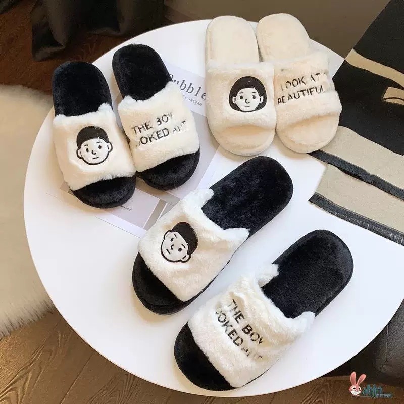 รองเท้าแตะคู่รักสไตล์เกาหลี พร้อมส่ง