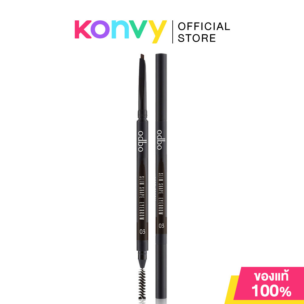 ODBO Slim Shape Eyebrow Auto Pencil 0.1g โอดีบีโอ ดินสอเขียนคิ้วแบบแท่งหมุนระบบออโต้ล็อค. ราคา ถูกที่สุด ดีลบีเคเค แกลเลอรีภาพที่ 2