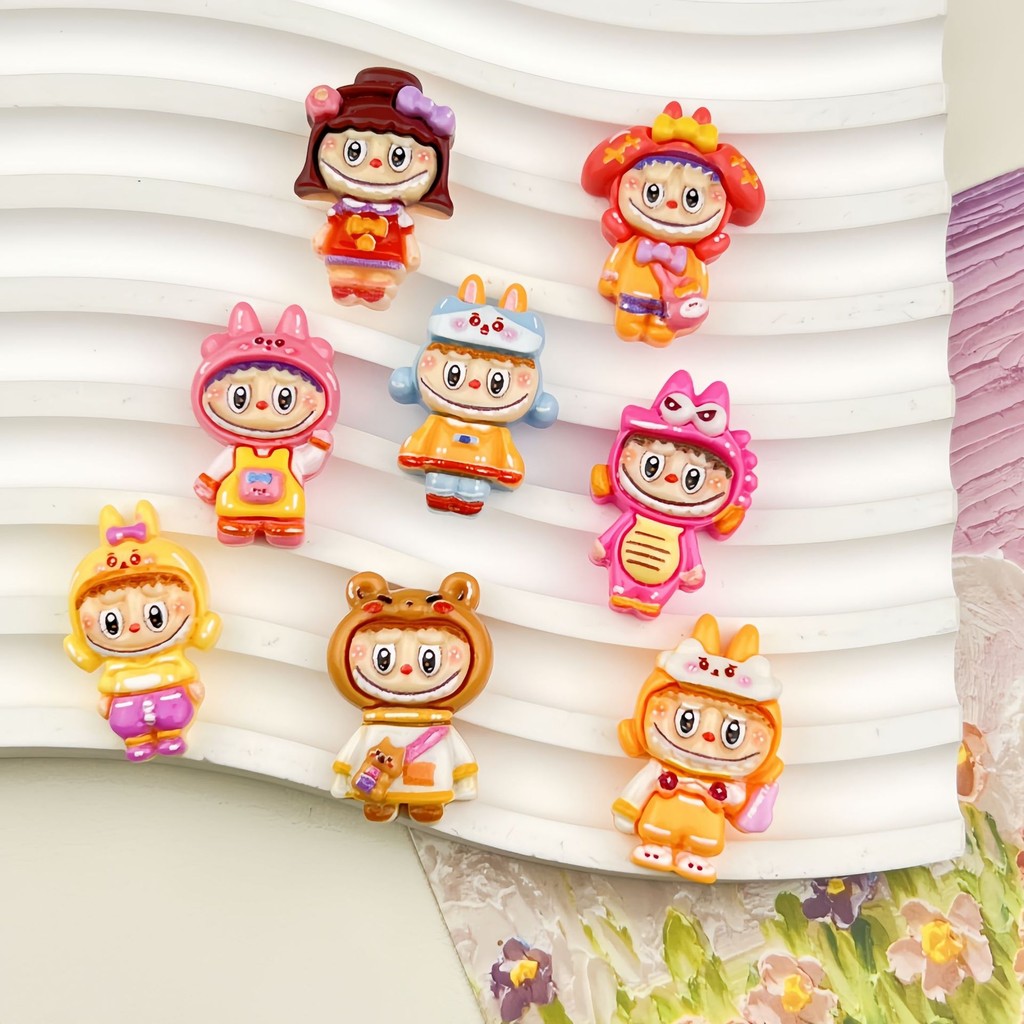 การ์ดขนาดเล็กอุปกรณ์เรซินผ้าแร็บ DIY ครีมกาวกิ๊บติดผมทำด้วยมือเชือกรัดผมหัวเข็มขัดรองเท้าวัสดุรองเท้ารู