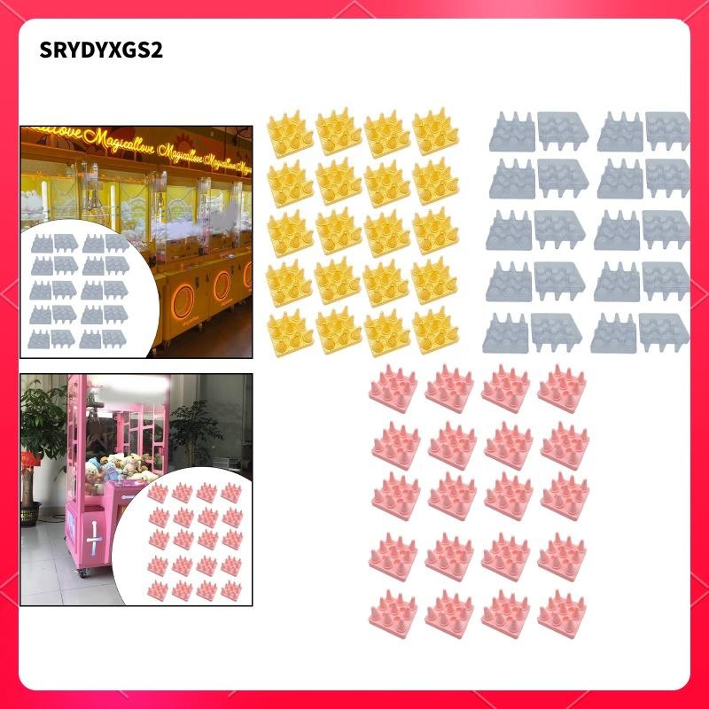 [Srydyxgs2] 20x Crane Machine Base Pad เปลี่ยนเครื่องกรงเล็บต่างๆ 14.5 ซม.X 14.5 ซม.X 2 ซม.อาเขต Claw เครื่องตุ๊กตาเครื่อง DIY ชุด