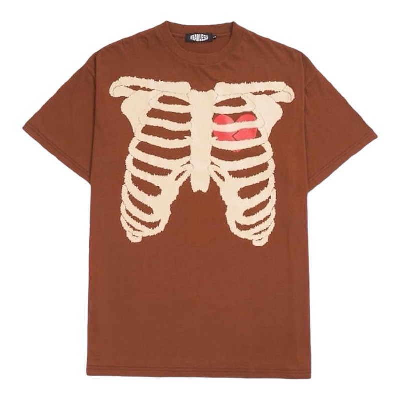 🍒 พร้อมส่ง 🍒 【Fashion】2024Fearless Bone T-Shirt