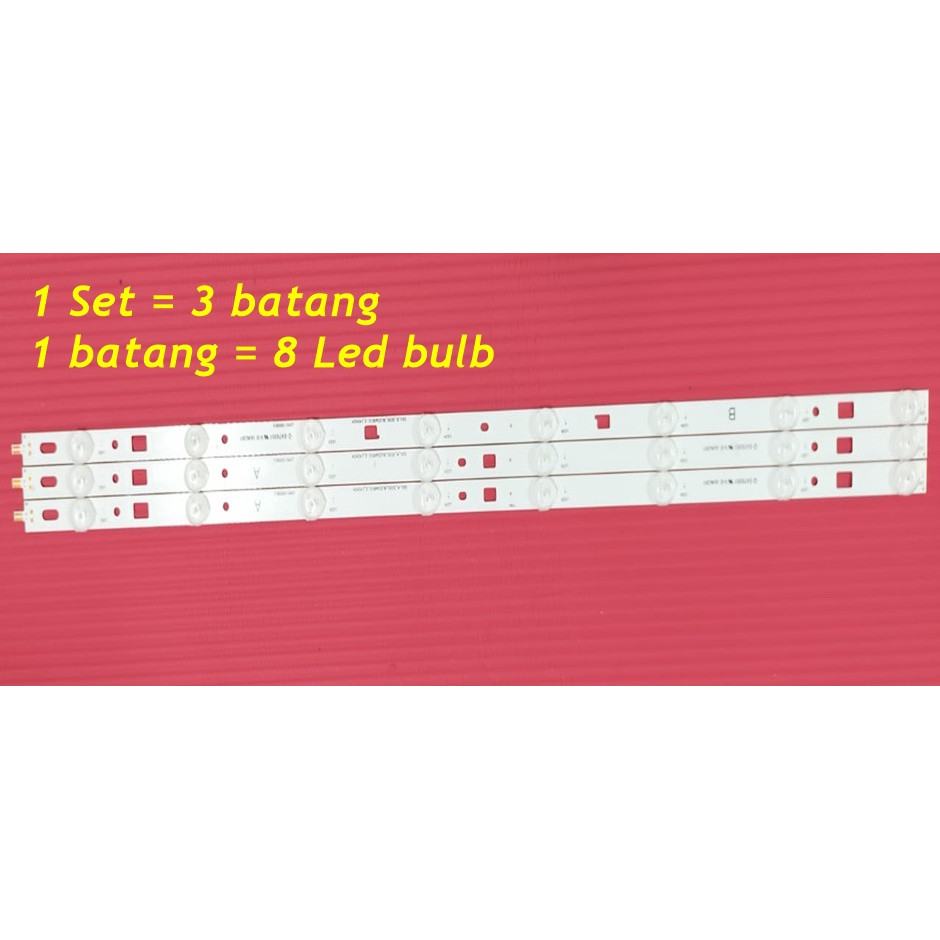 KDL-32R300B / KDL-32R300C / KDL-32R300D / KLV-32R407A Sony 32" LED TV backlight (ใหม่ 100% ) Lampu T