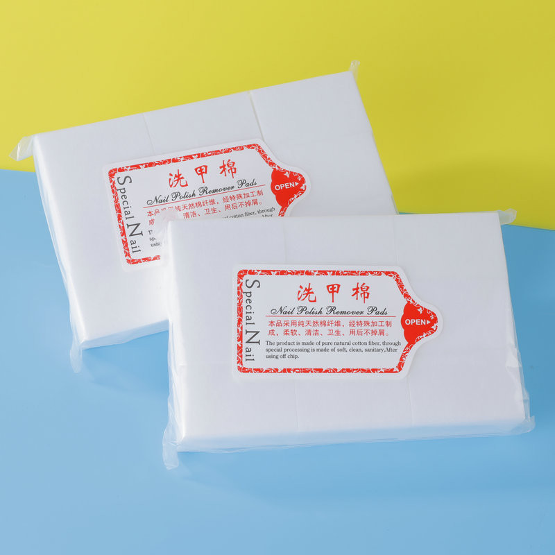 พร้อมส่ง แผ่นสําลี ผ้าฝ้าย  และ1000 ชิ้น เช็ดทําความสะอาดเล็บมือ เล็บเท้า สีขาว สําหรับทําเล็บเจล UV - รูปที่ 6