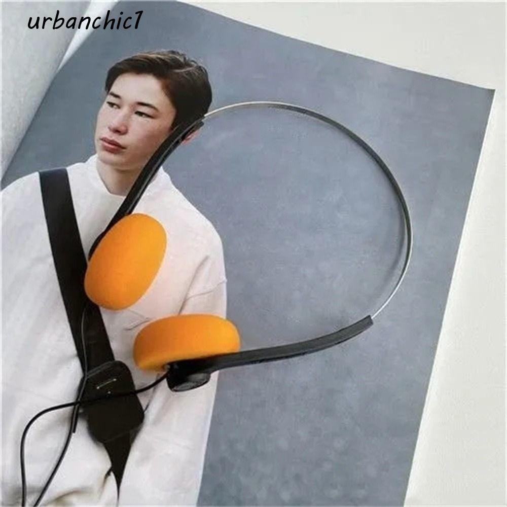 Urbanchic Underwire Headphone, Wired Vintage Retro Feelings Headphone, Fashion 3.5mm 80s 90s Over Ea
