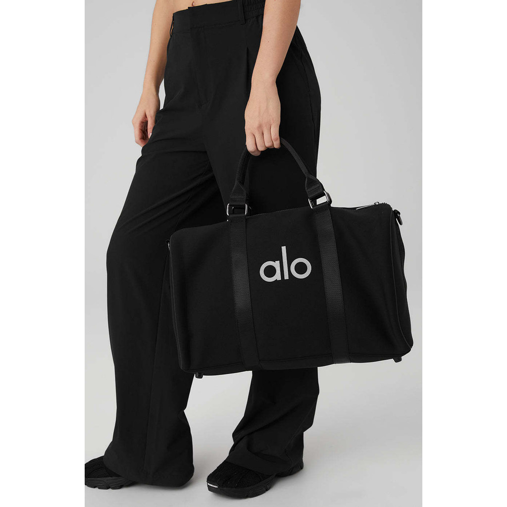 Alo yoga กระเป๋าถือด้านข้างซิปแห้งเปียกแยกกระเป๋า Neoprene Travel กระเป๋ากีฬา Arlo yoga