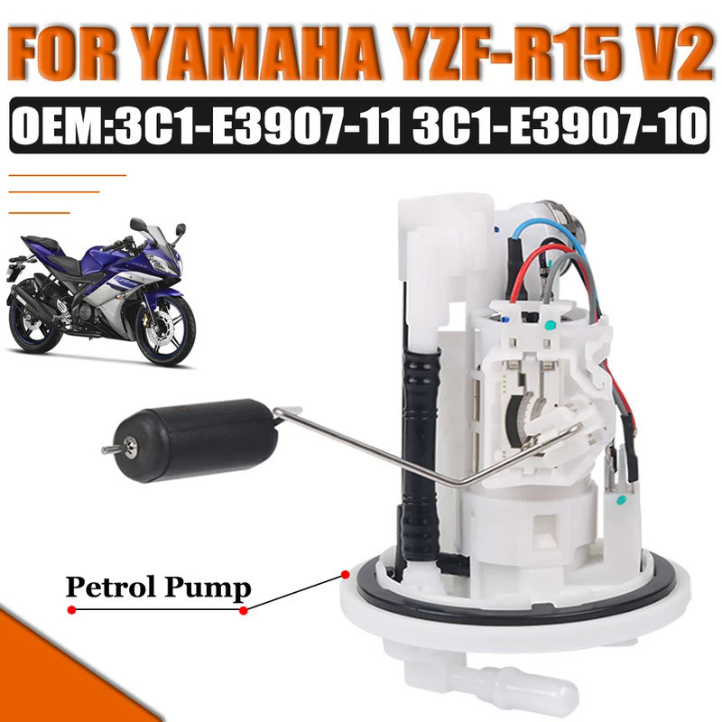 Mo  Motorcycle High Performance Electric Fuel Pump Module Assembly For Yamaha YZF R15 R-15 3C1-E3907