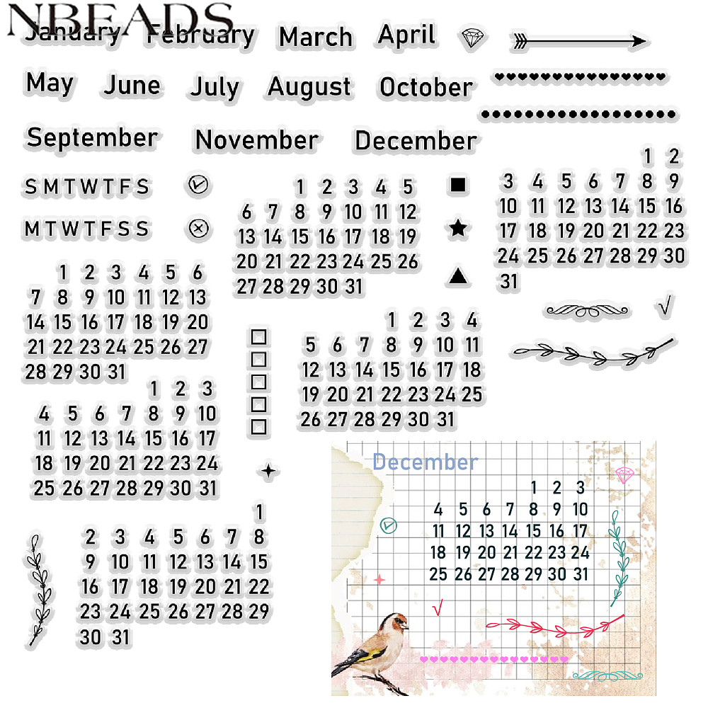 1sheept ที่กําหนดเอง PVC พลาสติกแสตมป์ใสสําหรับ DIY Scrapbooking อัลบั้มภาพการ์ดตกแต่งทําแผ่นแสตมป์กรอบฟิล์มจํานวน 160x110x3 มม.