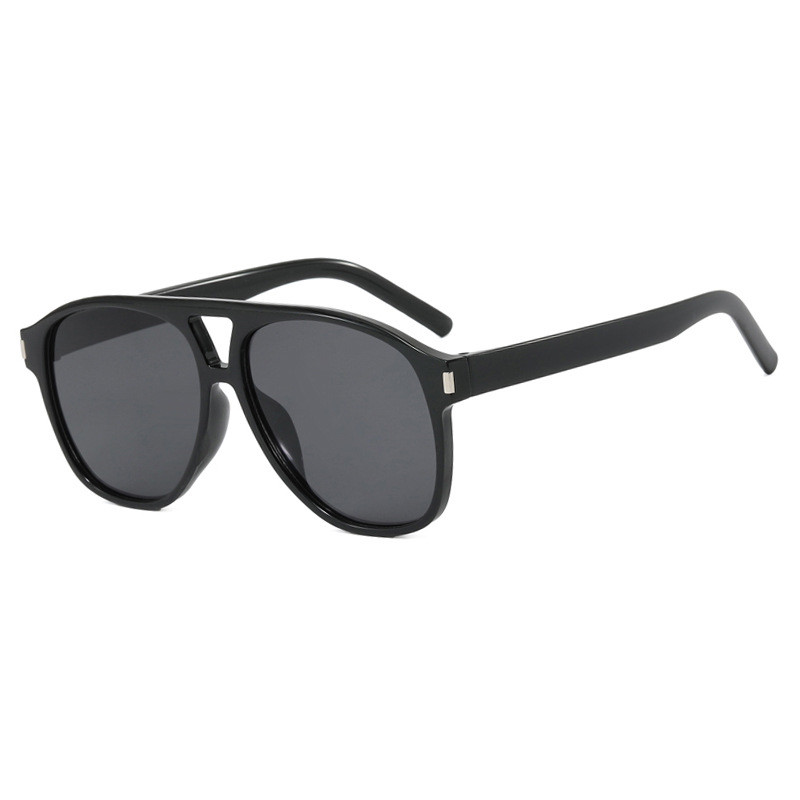 แว่นกันแดดนักบินลําแสงคู่ยุโรปและอเมริกาใหม่แว่นกันแดดย้อนยุคส่วนบุคคลกรอบใหญ่แว่นกันแดดคนดังทางอินเทอร์เน็ต - รูปที่ 6