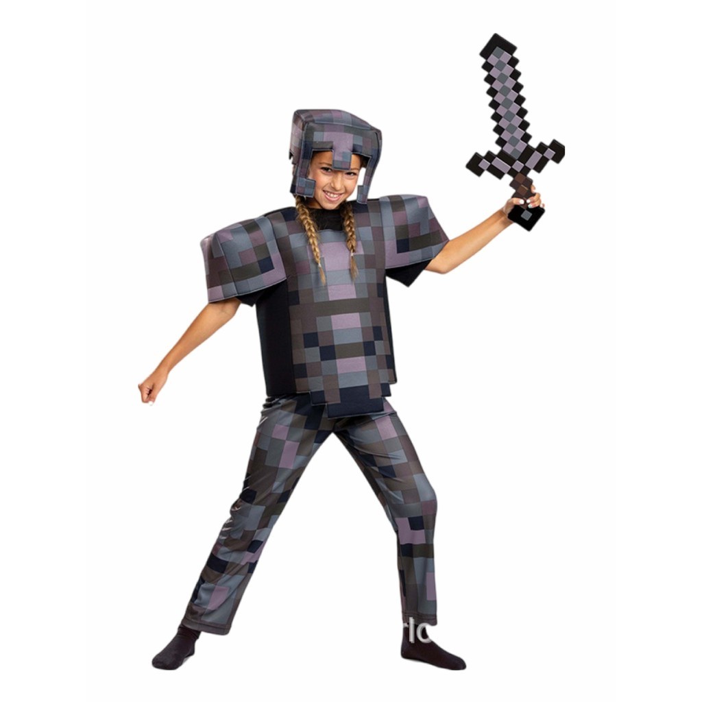 Zst Minecraft Steve เกราะเด็กเด็กคอสเพลย์เครื่องแต่งกายเด็กฮาโลวีนเกมตัวละครเครื่องแต่งกายประสิทธิภาพ