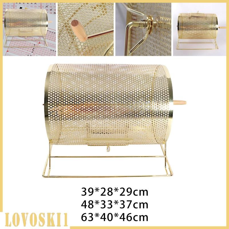 [Lovoski1] Raffle Drum Raffle Equipment Award Machine Lottery หมุนการวาดภาพ Raffle Drum