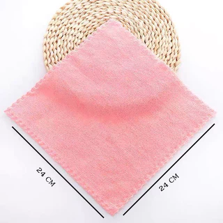 ผ้าขนหนูสีสันสดใส ผ้าขี้ริ้วผืนใหญ่ ผ้าเช็ดจาน ผ้าเนื้อนุ่ม ดูดซับน้ำได้ดี ไม่เป็นขุย