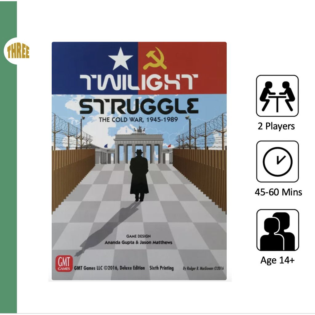 Twilight Struggle: The Cold War 1945-1989 เกมกระดานเกมครอบครัวเกมปาร์ตี้