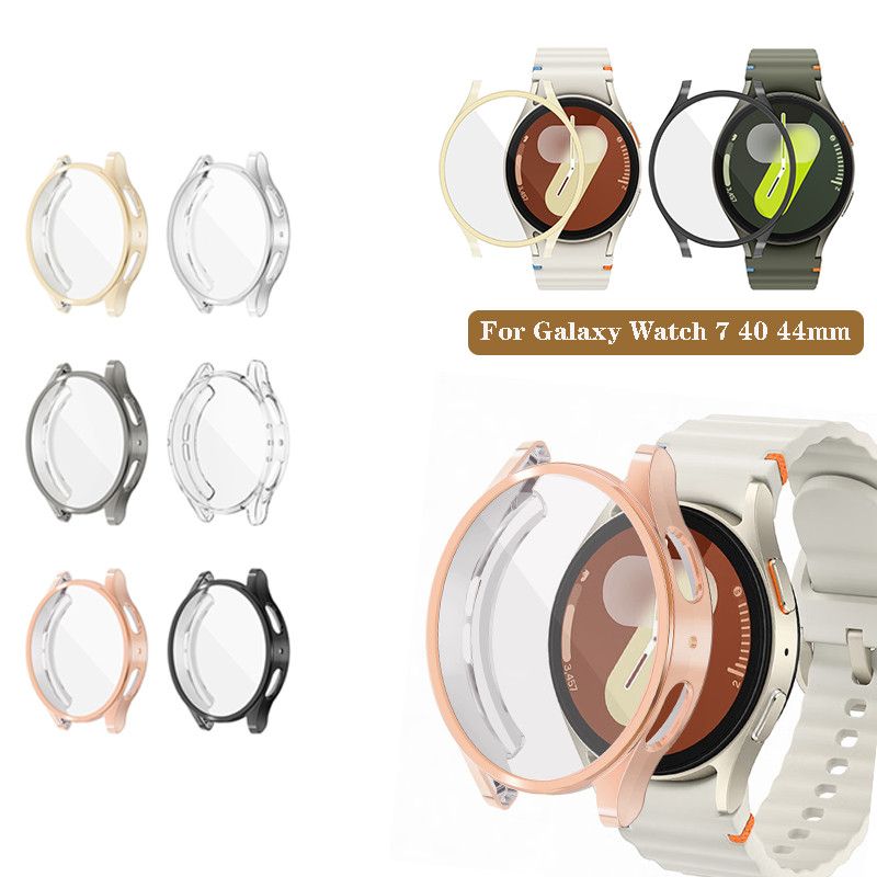 Tpu Soft Cover ป้องกัน Electroplated Protector สําหรับ Samsung Galaxy Watch 7 40 มม.44 มม.