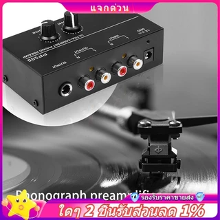 ในสต็อก-pp500 Pre Amp Pre Preamplifier Phono Preamplifier พร้อมการควบคุมระดับเสียงระดับ EU Plug