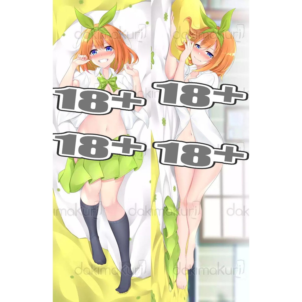 Dakimakura ปลอกหมอน Gotoubun ไม่มี hanayome Nakano Yotsuba และ Nakano Nino 5-toubun เกมอะนิเมะตัวละคร Body-pillow ฝาครอบการ์ตูน Custom Made Body โยน - รูปที่ 3