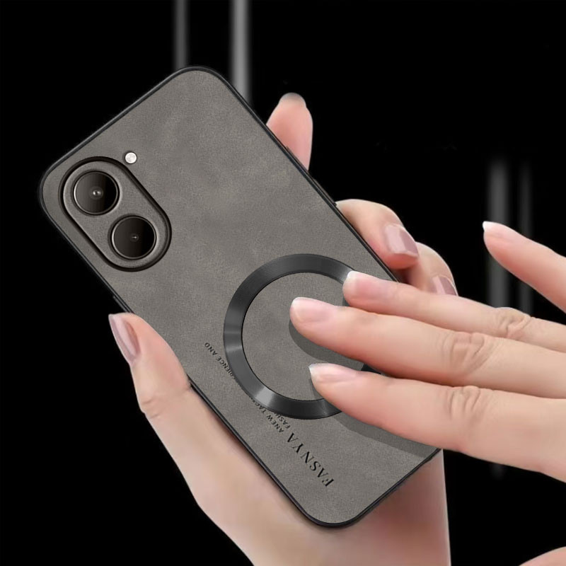 เคส ปลอก realme C33กรณีโทรศัพท์ป้องกันการสั่นสะเทือนแม่เหล็กแหวนดูดฝาครอบป้องกันที่มีขอบนุ่มและลื่นปกหลัง ybpcxq