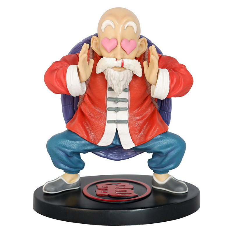 16 ซม.อะนิเมะ Dragon Ball Z รูป Lustful Master Roshi Nosebleed Kame Sennin Peep Bulma รุ่น Q PVC Action Figures ของเล่นของขวัญ