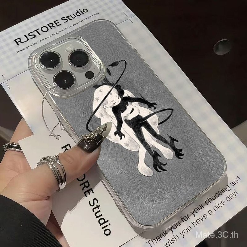 เคสมือถือแฟชั่นยอดนิยมสำหรับ iphone16/15Promax/13Pro เคสมือถือ11/13/12กันฝุ่นกันกระแทก XR/xsmax น่ารัก7/8PLUS เคสป้องกันสีที่กำหนดเอง ko2v