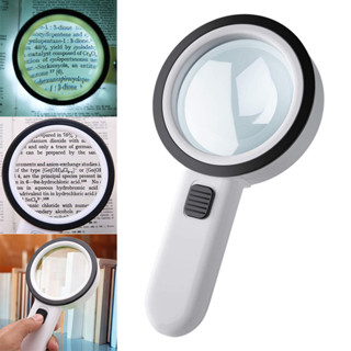 Aquafireo30Xมือถือแว่นขยายเรืองแสงพร้อมไฟLED 12 ดวงแว่นขยายอ…