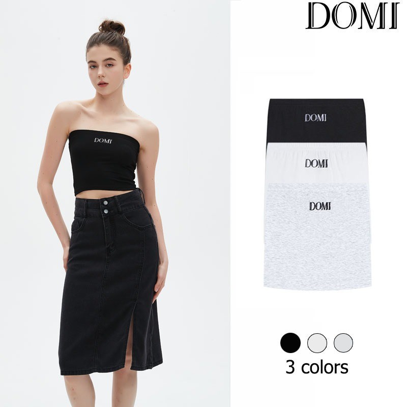 DOMI - เสื้อท่อนบน, เสื้อท่อนบนแบบไม่มีสายหนังพื้นฐาน Clothing Women