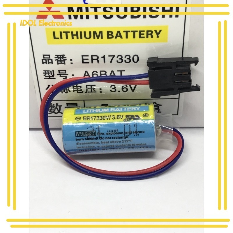 ราคาถูก! ER17330 /3.6V  MITSUBISHI MR-BAT/A6BAT ส่งทุกวัน