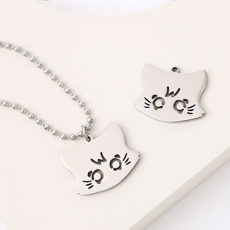 2025 น่ารัก Genshin Impact สร้อยคอผู้หญิงผู้ชายแนวโน้มอะนิเมะ Wanderer Kunikuzushi Vagrant หมวก Guy Cat จี้เสื้อกันหนาว Cos