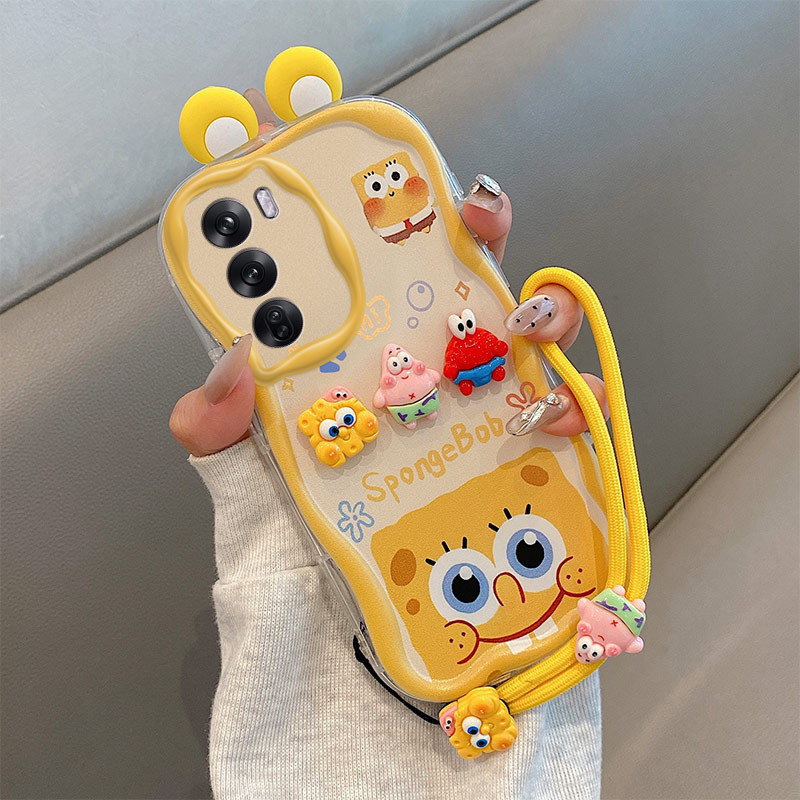 เคส  OPPO Reno 12 5G เคส  Kuromi Cute 3D Ears cream edge Soft Phone เคส  TY-EDNY