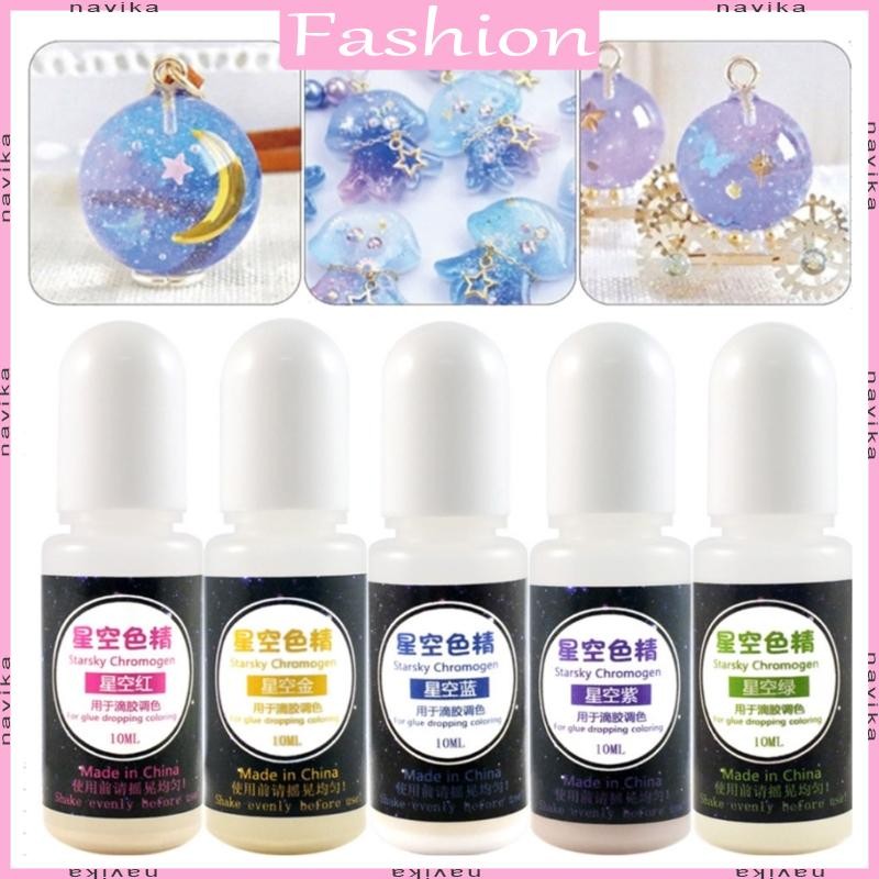 Nav เข้มข้น UV เรซิ่น Colorant UV อีพ็อกซี่เรซิ่น Dye Liquid สําหรับ UV เรซิ่นสี