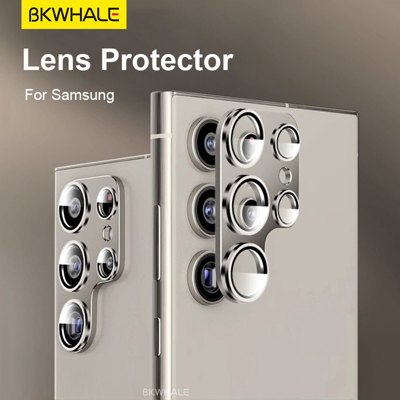 BKWHALE เลนส์กล้องสําหรับ Samsung Galaxy S26 S25 Ultra S24 Ultra S25 + S25Ultra S24Ultra S23Ultra HD กระจกนิรภัยป้องกันหน้าจอกล้อง