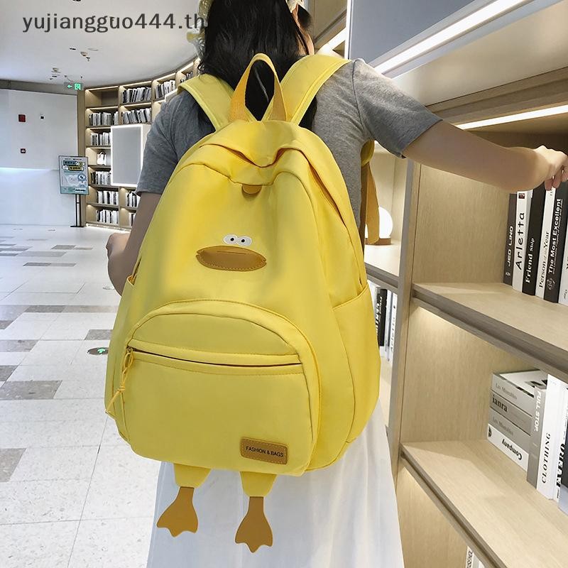 # Yuyu # กระเป๋าเป้สะพายหลังเด็กกระเป๋านักเรียนสําหรับเด็กผู้หญิงการ์ตูนเป็ดเด็กกระเป๋าเดินทางแบบพกพ