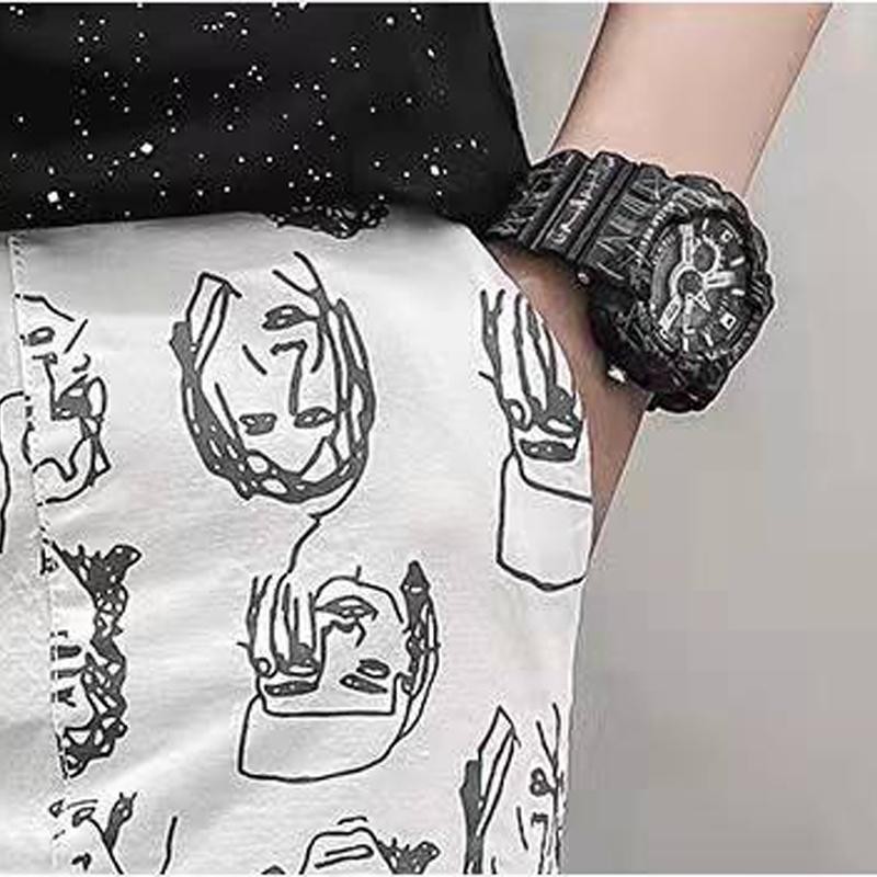 กางเกงขาสั้น กางเกงขาสั้นลำลอง แห้งเร็ว กางเกงขาสั้น เอวยางยืดคุณภาพดีและราคาถูก ขายร้อนในญี่ปุ่น เกาหล ฟรีไซร์ เอว 28-4