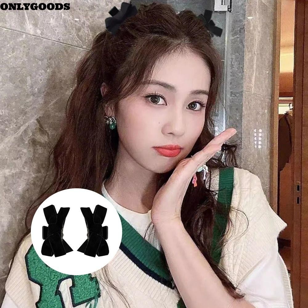 เท่านั้น 1 คู่ด้านข้าง Hairpin, Face Smaller Pearl Crown Bee Bowknot กิ๊บติดผม, Elegant Princess Head Bow Tie น่ารัก Barrette ผู้หญิงหญิง