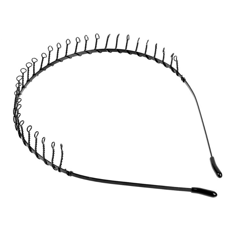 ที่คาดผมผู้ชายแบบปรับได้วัสดุเหล็ก | 16x15 ซม.ยางรัดผม ไม่จํากัดเพศ สําหรับผลิตภัณฑ์ดูแลผิวยิมปาร์ตี้งานแต่งงานฉลองเหตุการณ์ - รูปที่ 6