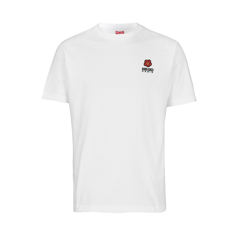 KENZO KENZO Takada KENZO เสื้อยืดคอกลมลําลองฤดูร้อนโลโก้มาตรฐานผู้ชายผู้หญิงแขนสั้น TUYD