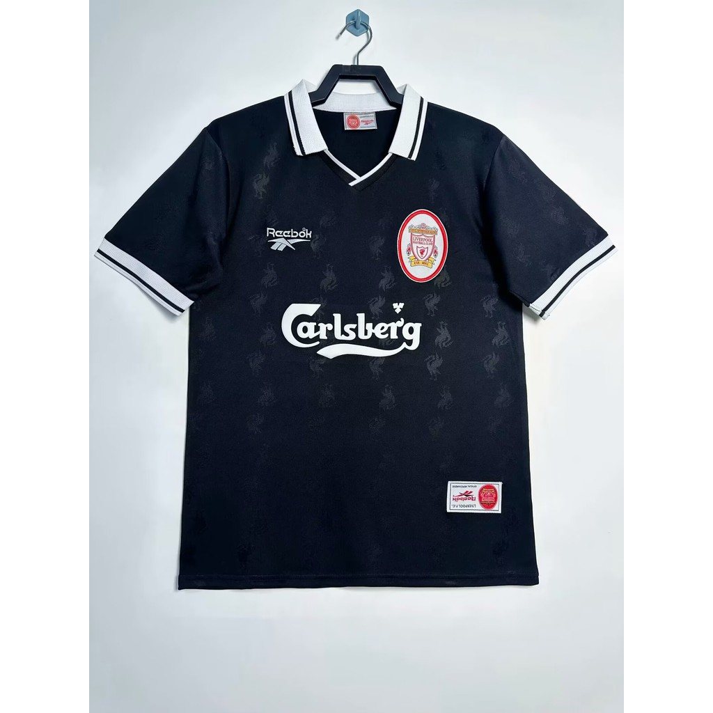 9697 เสื้อย้อนยุค Liverpool 2 away, เสื้อ AAA+premium, เสื้อฟุตบอลแขนสั้น