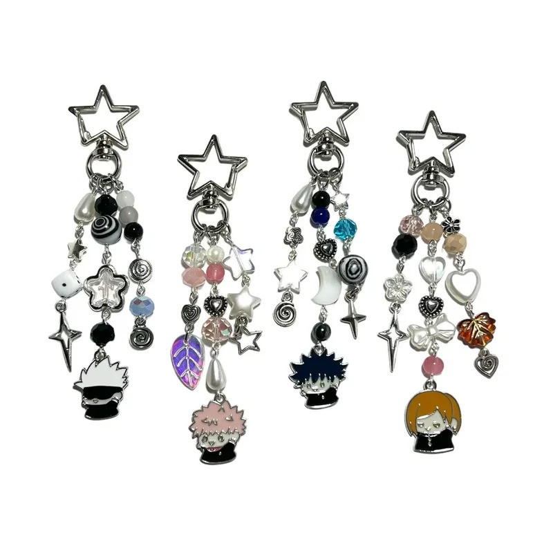 Jujutsu Kaisen Charms Keychains, y2k accessories, stanley charm