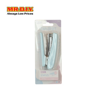 MR.D.I.Y ชุดเครื่องเย็บกระดาษสีพาสเทล แม็กซ์ พร้อมลวดเย็บ เบ…