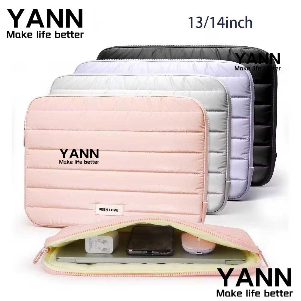 YANN Puffy Laptop Sleeve, Soft Lightweight Laptop Cover, กันกระแทก 13/14 นิ้วกระเป๋าแท็บเล็ต