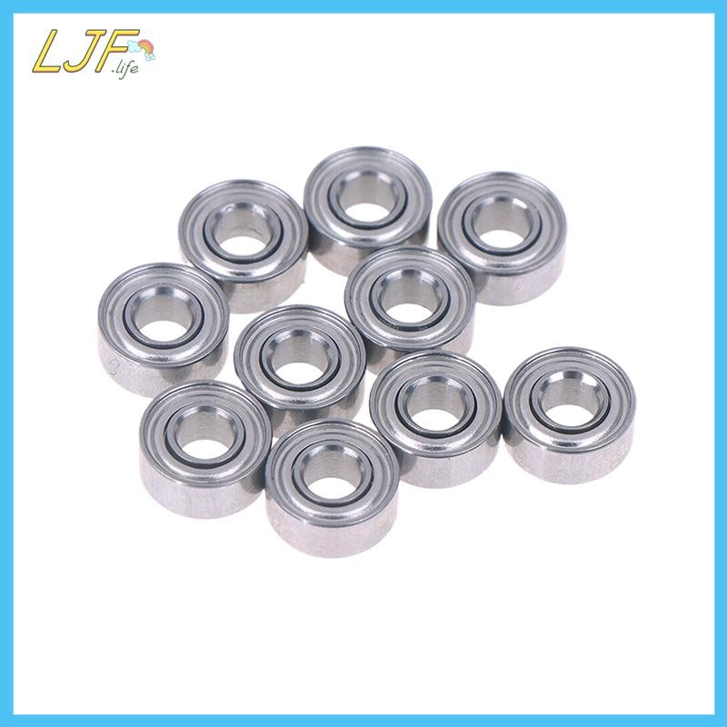 LJF 10pcs 683ZZ 3*7*3 มม.แบริ่งขนาดเล็ก Chrome เหล็ก 683 ZZ 2Z 683Z ภายใน Bore 3 มม.ขนาดเล็ก Deep Gr